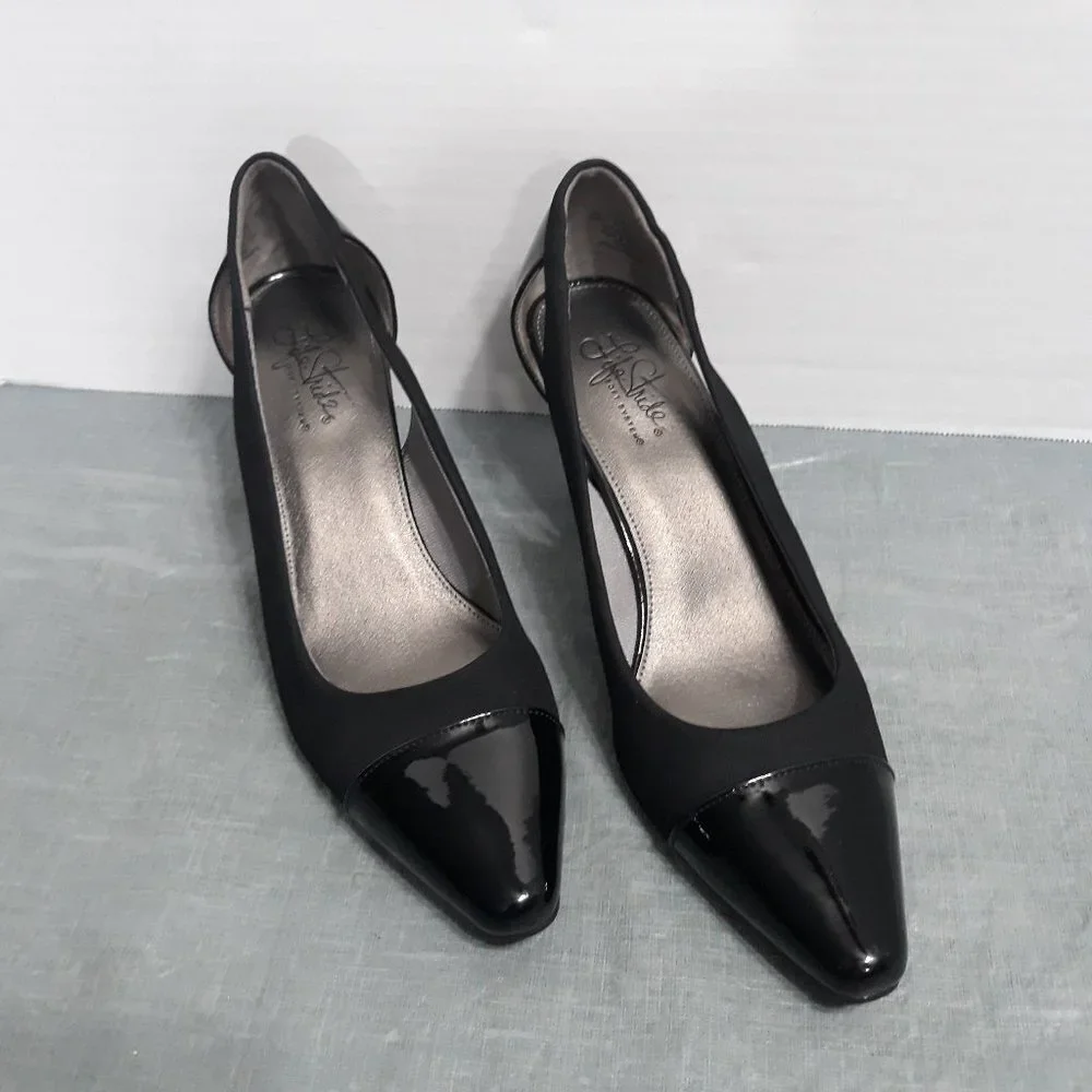 Life Stride Women's Black Heels